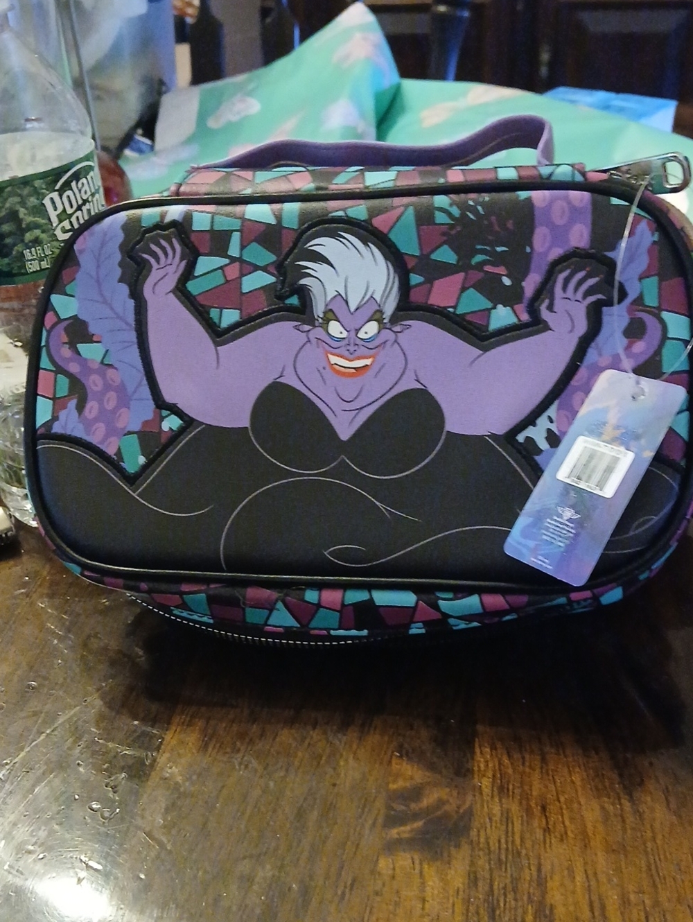 Disney Ursula Toiletry Bag - Purple, Black, Teal, Pink Nwt